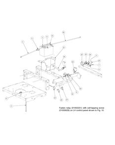 Electrical Assembly Honda Diagram and Parts List for M48-HN 53BB5E6V750-20-HP-OHV Cub Cadet Lawn Tractor